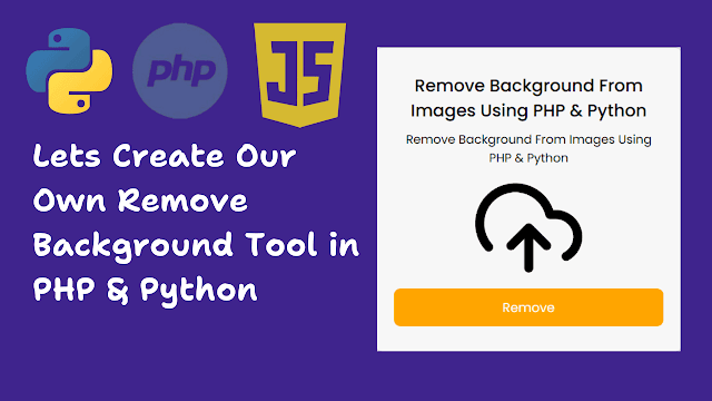 remove background from images using php and python